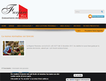 Tablet Screenshot of consulentedellavorotorino.com